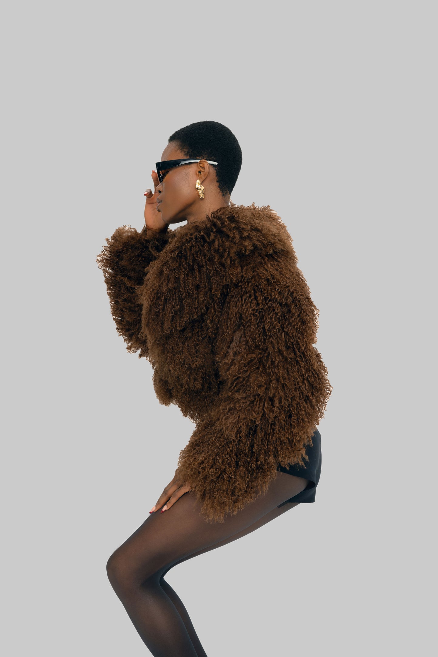 AMSTERDAM SHEARLING BROWN