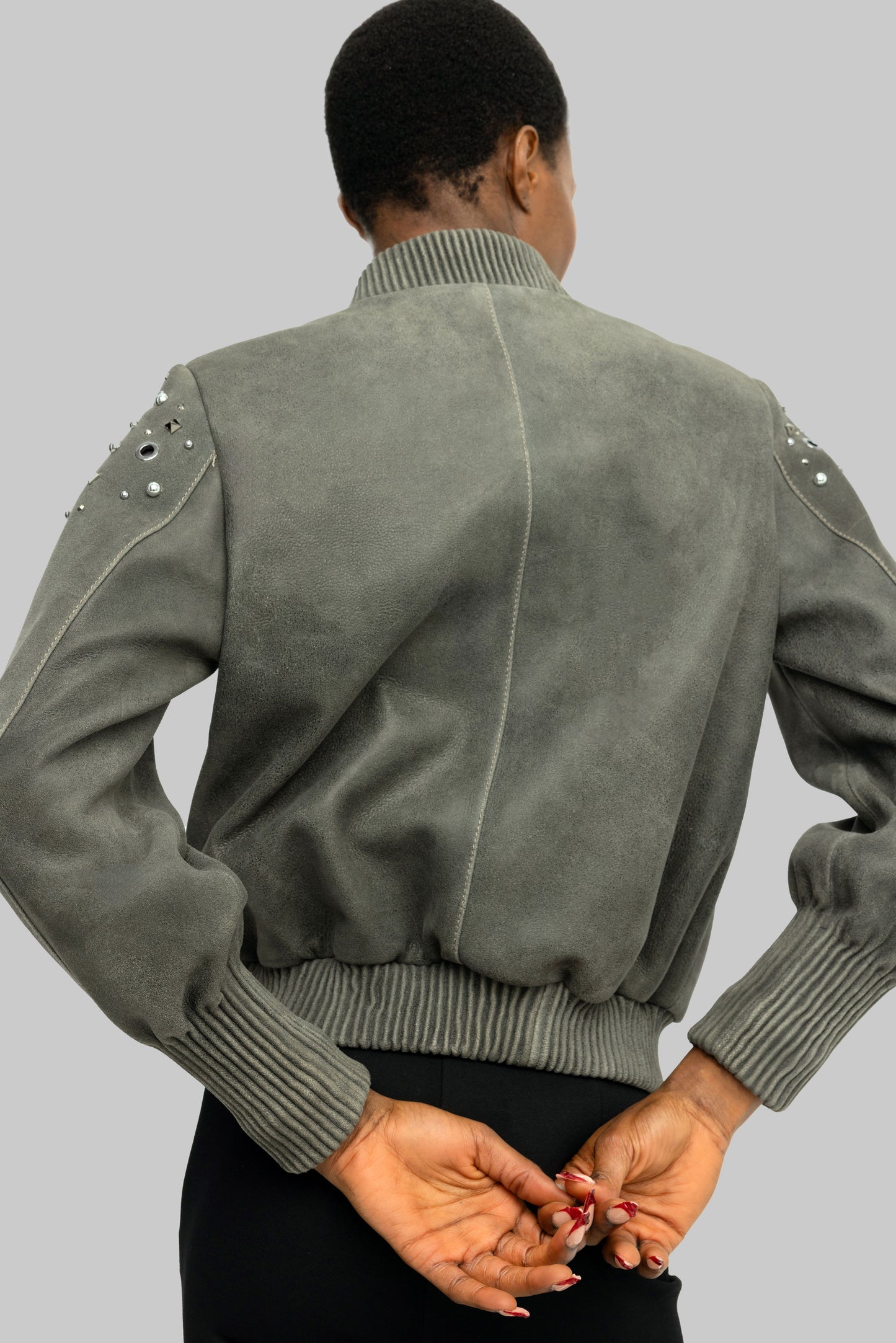 DUBAI BOMBER CEKET GRAY