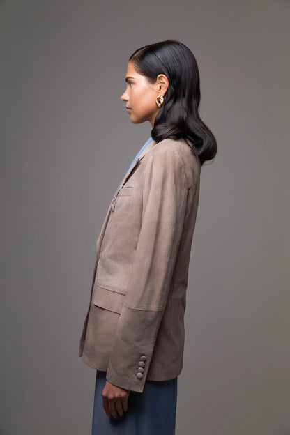 SYDNEY SÜET BLAZER BEJ