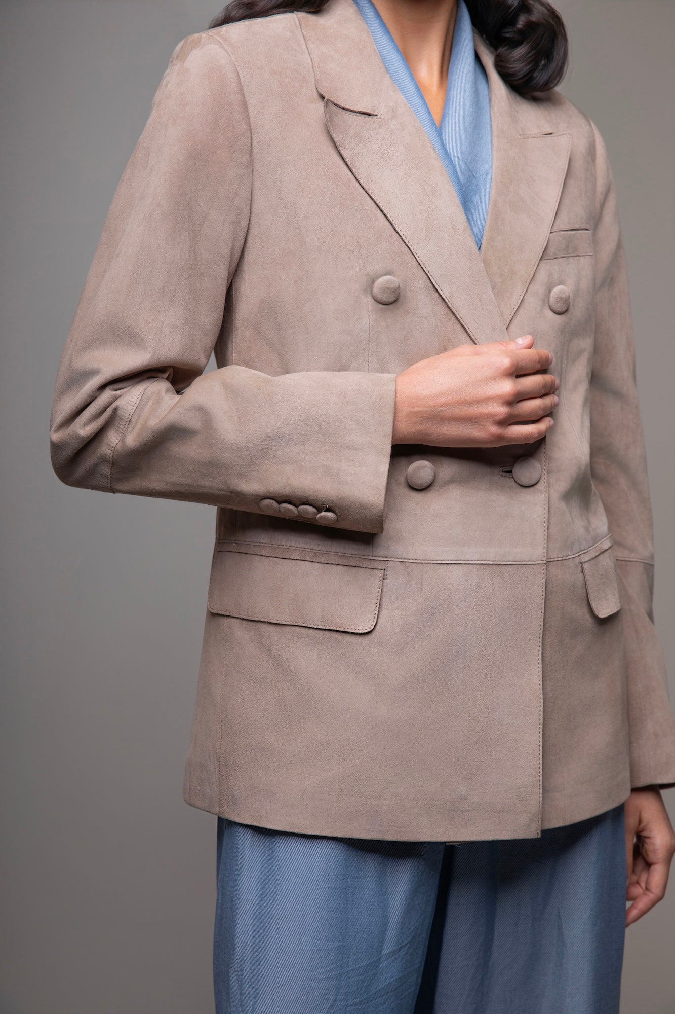 SYDNEY SÜET BLAZER BEJ