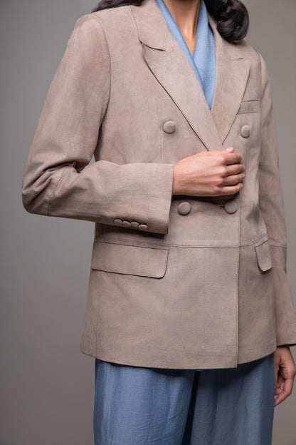 SYDNEY SÜET BLAZER BEJ