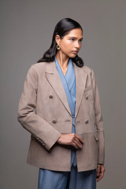 SYDNEY SÜET BLAZER BEJ