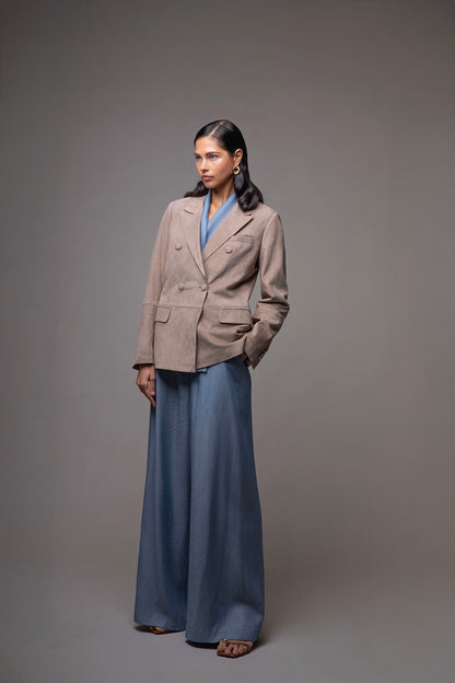 SYDNEY SÜET BLAZER BEJ