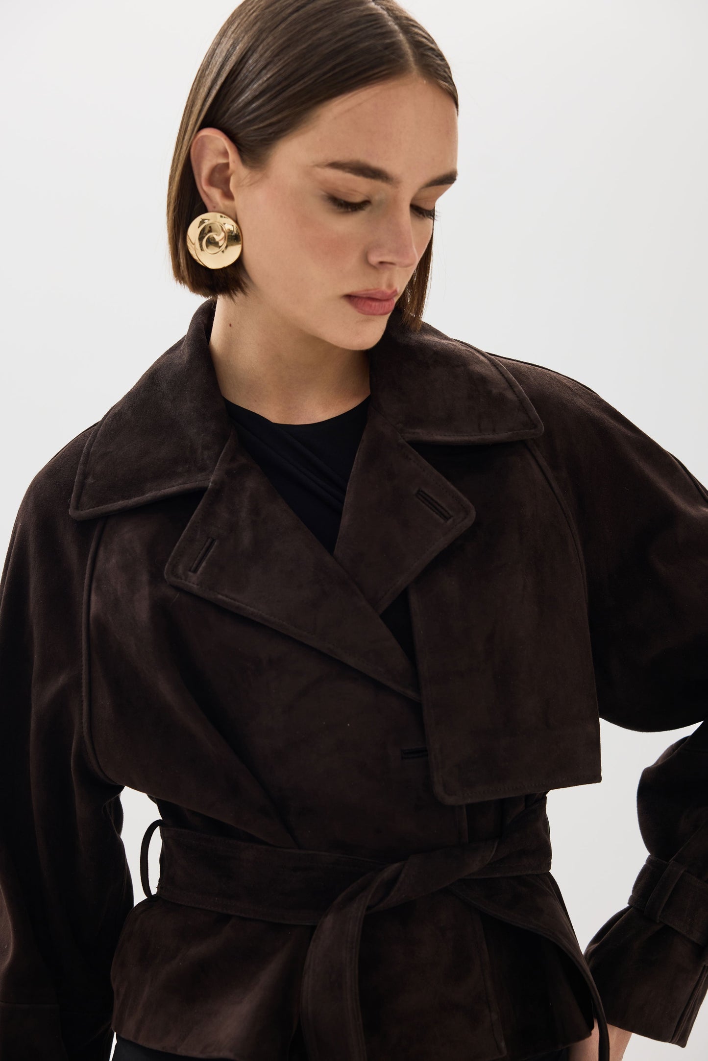 MONACO SÜET CEKET KAHVE