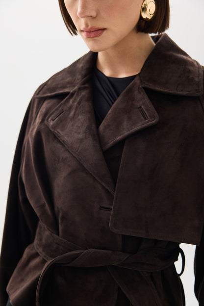 MONACO SÜET CEKET KAHVE