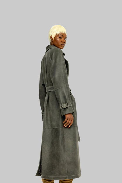 VENICE TRENCH COAT GRAY
