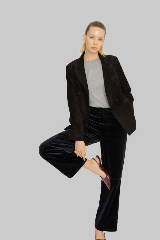 SYDNEY SÜET BLAZER SİYAH