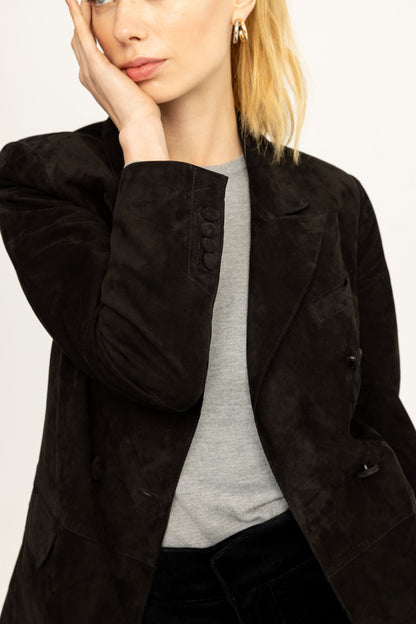 SYDNEY SÜET BLAZER SİYAH