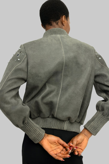 DUBAI BOMBER CEKET GRAY