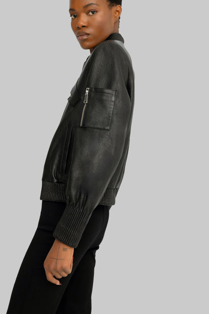 DUBAI BOMBER JACKET BLACK