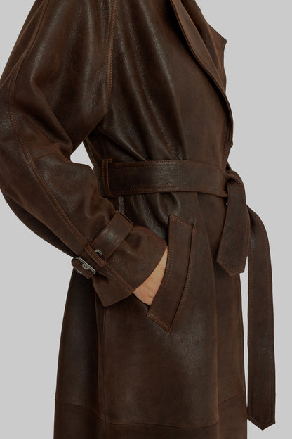 VENICE TRENCH COAT COFFEE