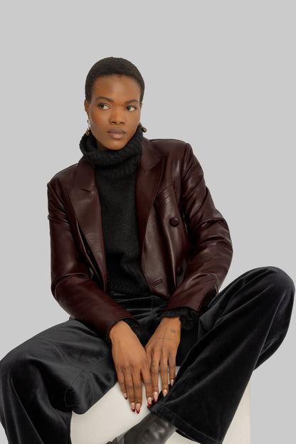 SYDNEY BLAZER BURGUNDY