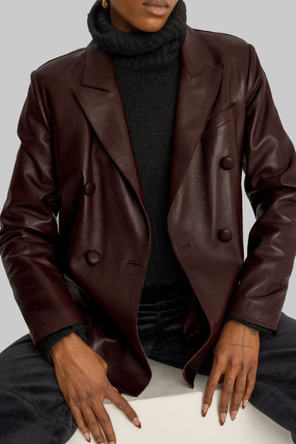 SYDNEY BLAZER BURGUNDY