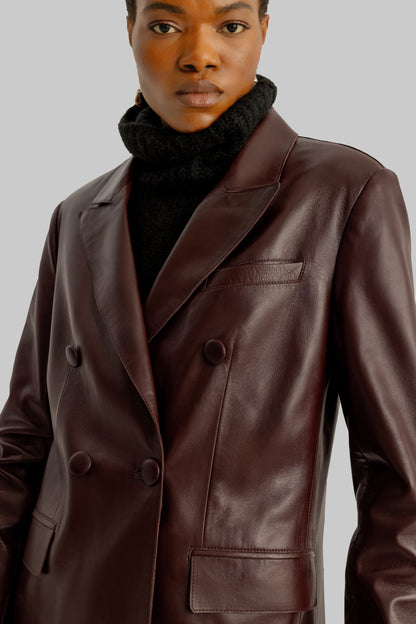 SYDNEY BLAZER BURGUNDY