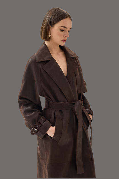 VENICE TRENCH COAT COFFEE